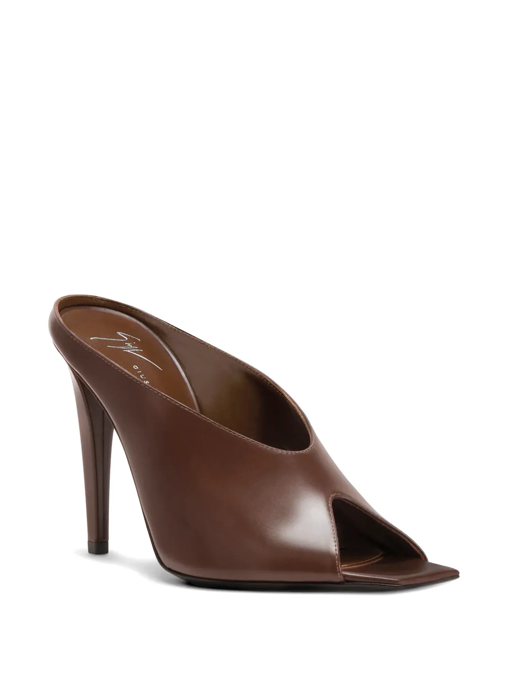 Giuseppe Zanotti Sandalen met vierkante neus Bruin