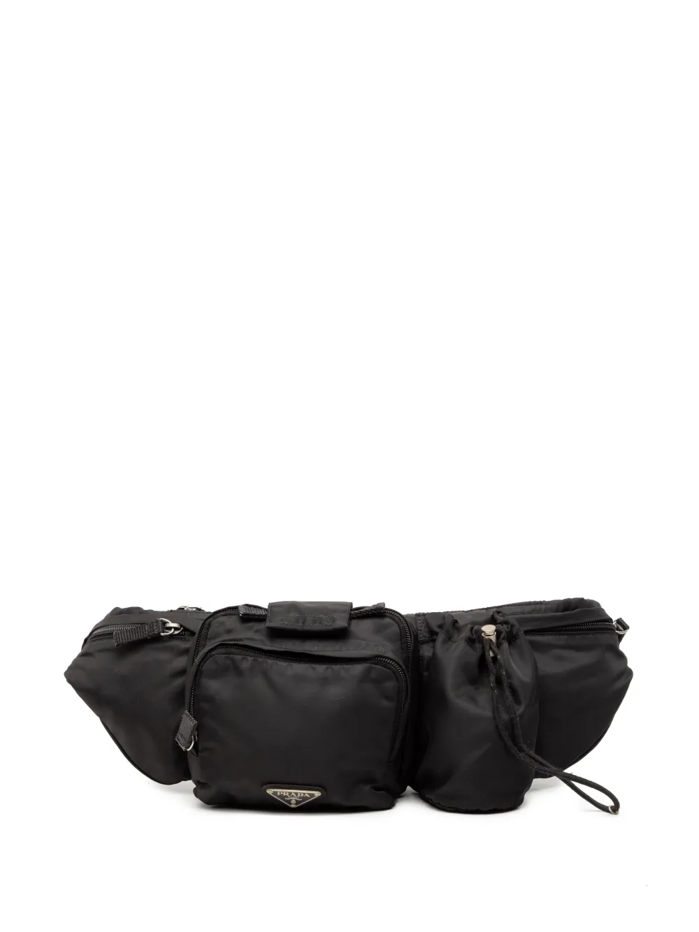 Prada Pre-Owned 2013-2025 Tessuto Multi Pocket belt bag - Nero