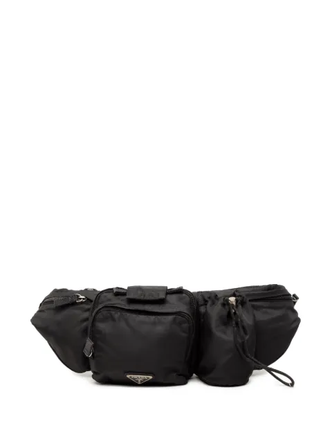 Prada Pre-Owned 2013-2025 Tessuto Multi Pocket belt bag