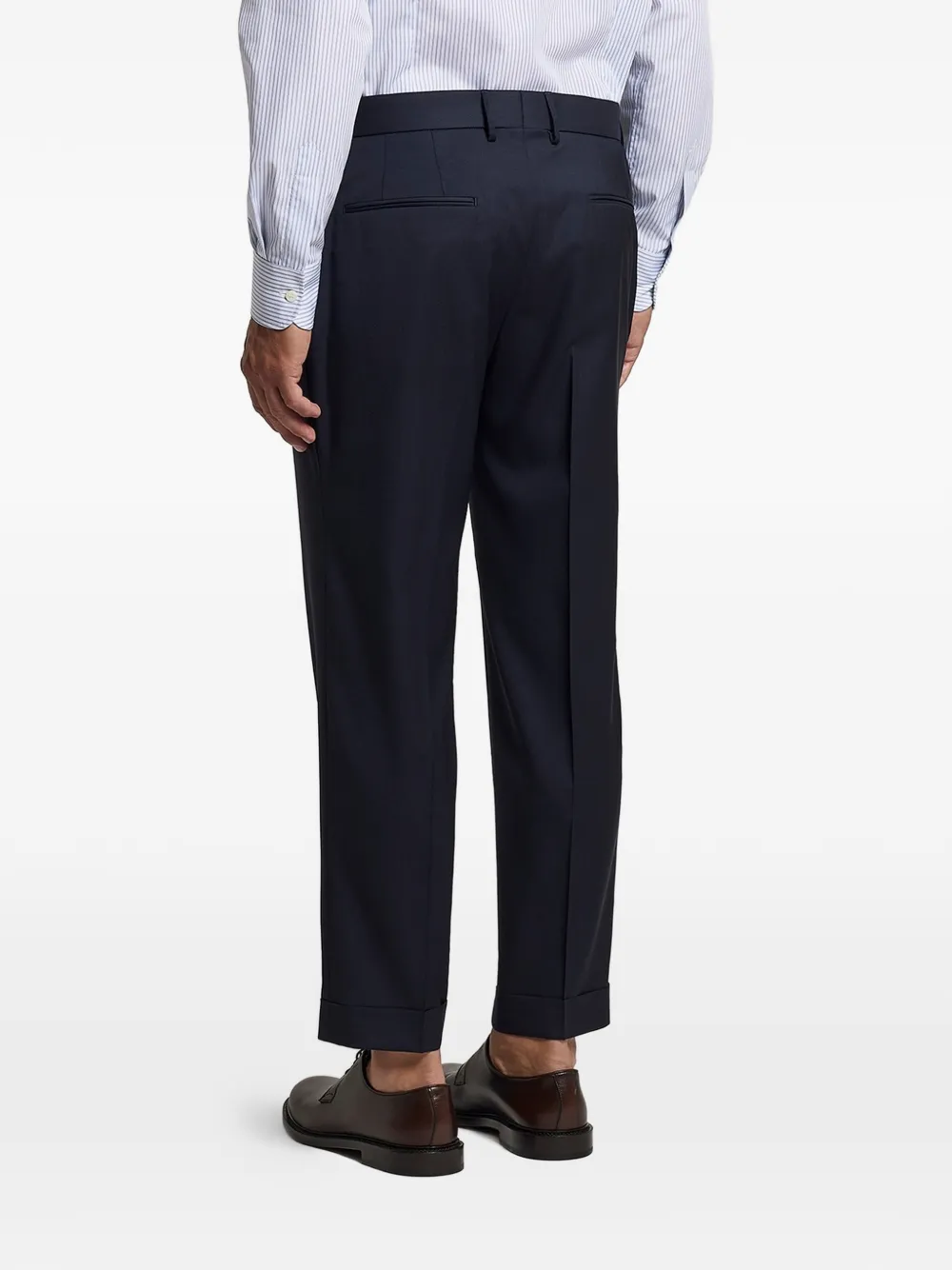 Peserico Wool Trousers - Blue 