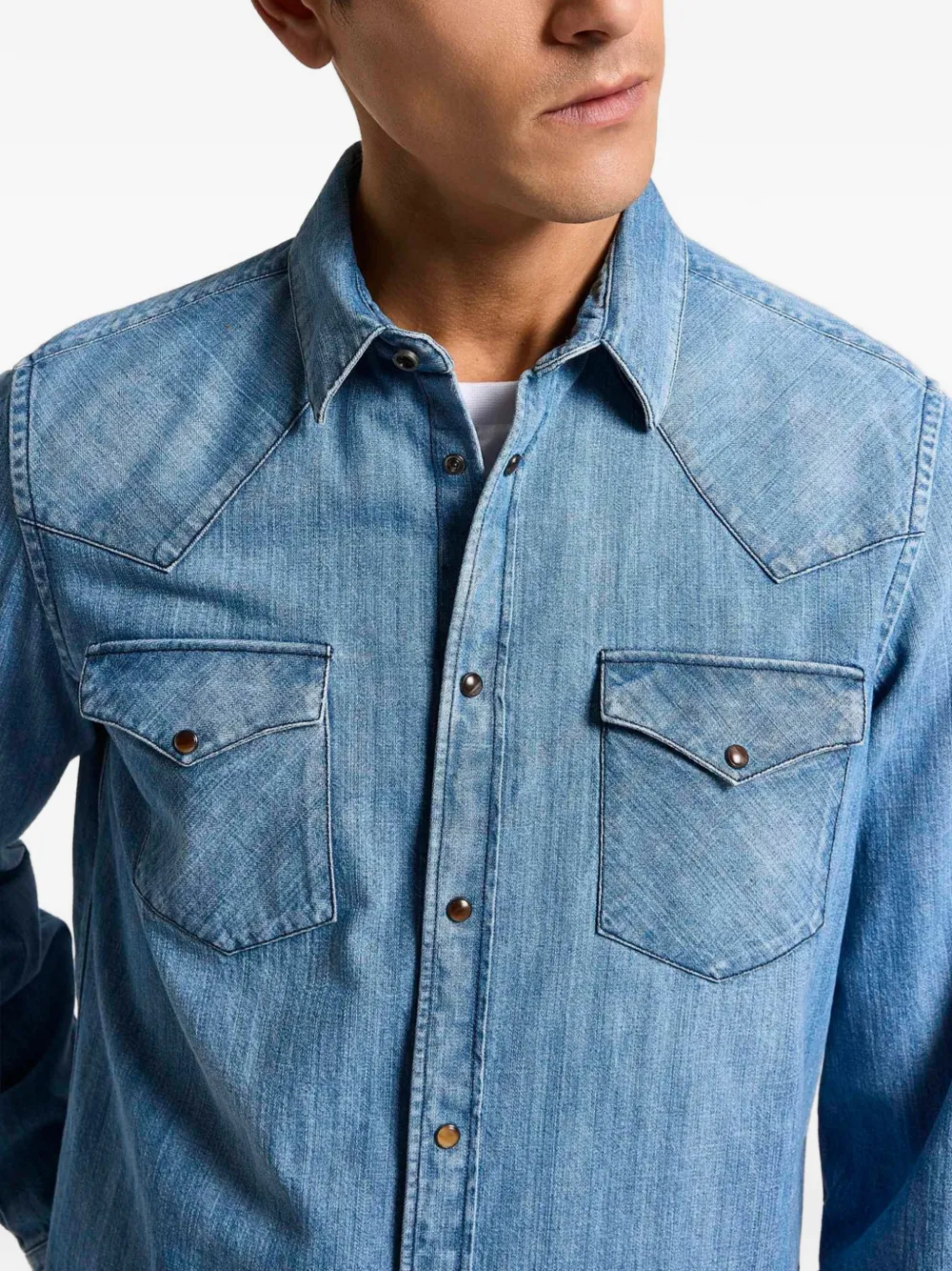  Peserico Pocket Shirt - Blue 