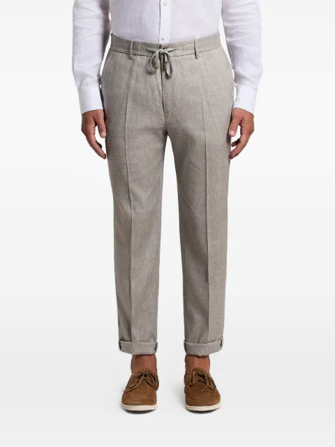 Peserico drawstring cuffed trousers