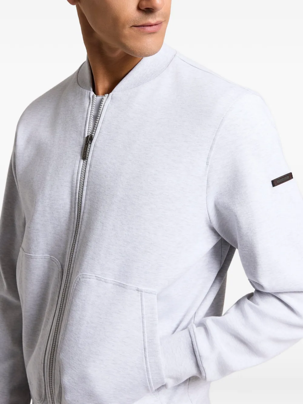  Peserico Zip Bomber Jacket - Grey 