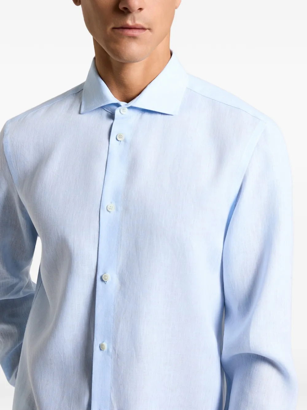  Peserico Buttoned Shirt - Blue 