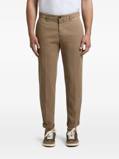 Peserico Schmale Hose mit Umschlag