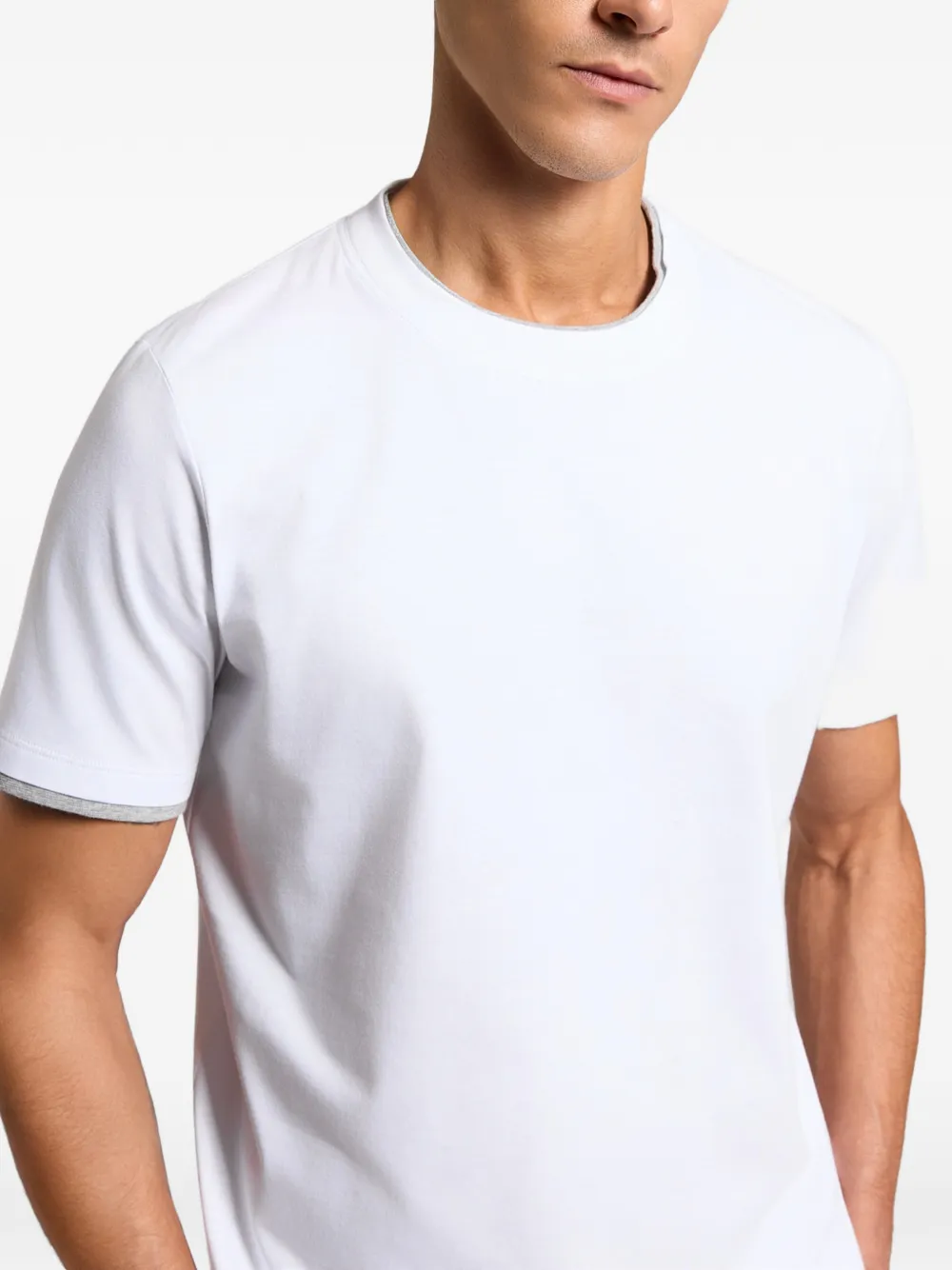 Peserico Katoenen T-shirt Wit