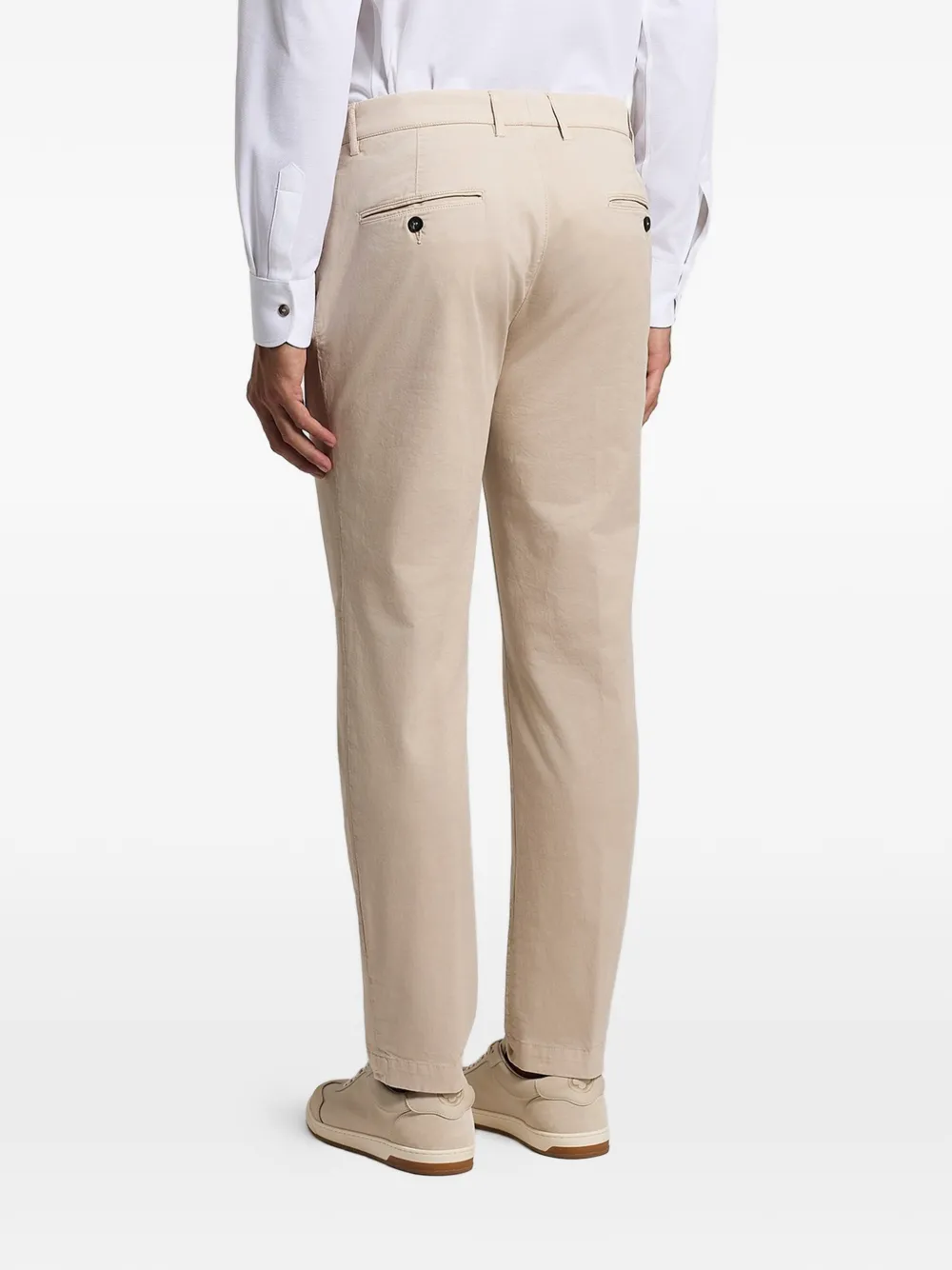  Peserico Button Tailored Trousers - Neutrals 