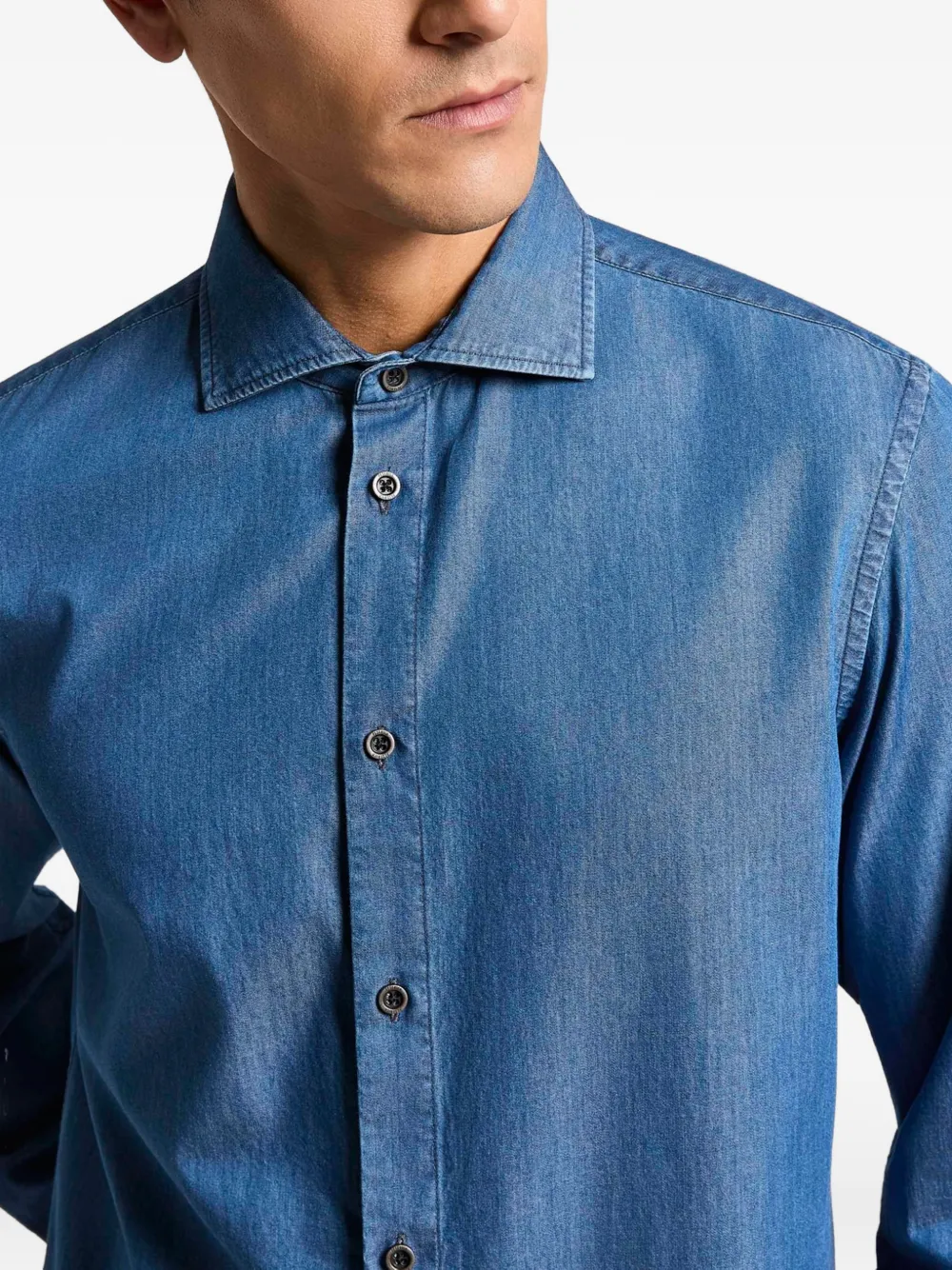  Peserico Buttoned Shirt - Blue 