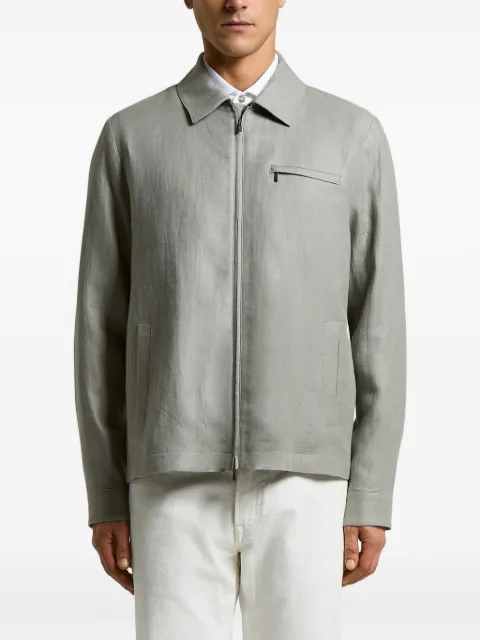 Peserico zip patch-pocket jacket