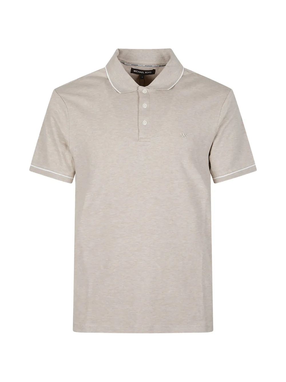 Michael Kors button-fastening polo shirt - Nude