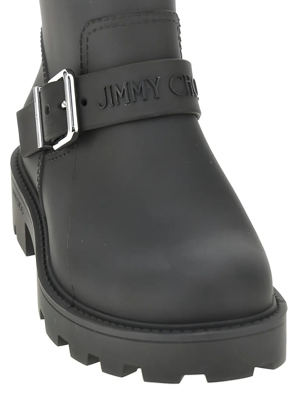Jimmy Choo Biker boots met gespbandje Zwart