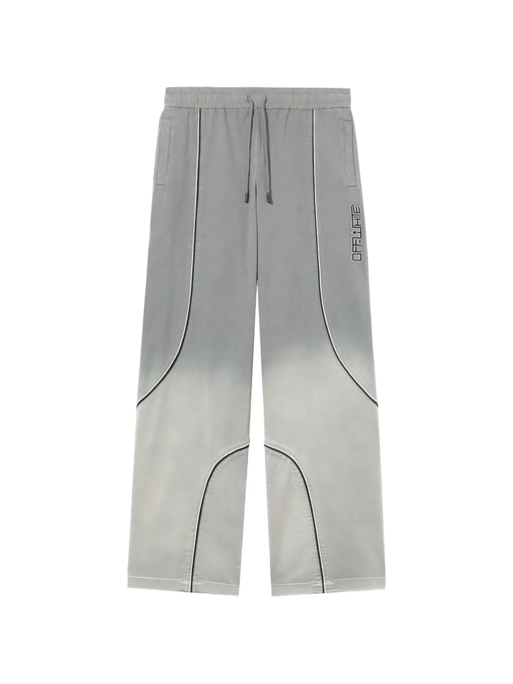Off-White drawstring track pants - Grigio