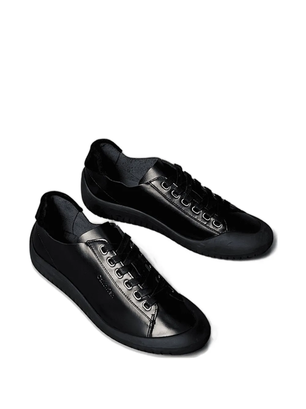 Calvin Klein lace-up sneakers Zwart