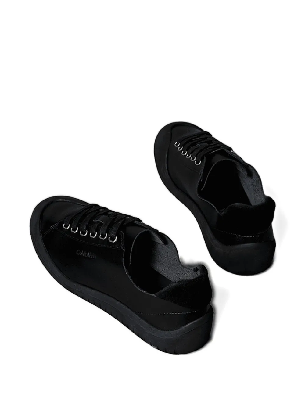 Calvin Klein lace-up sneakers Zwart