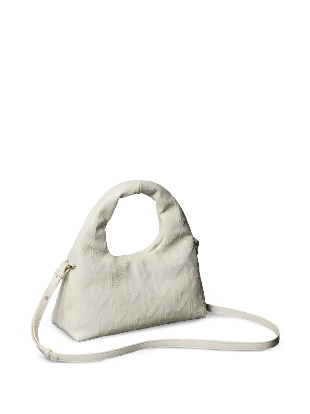  Calvin Klein Embossed-logo Shoulder Bag - Neutrals 