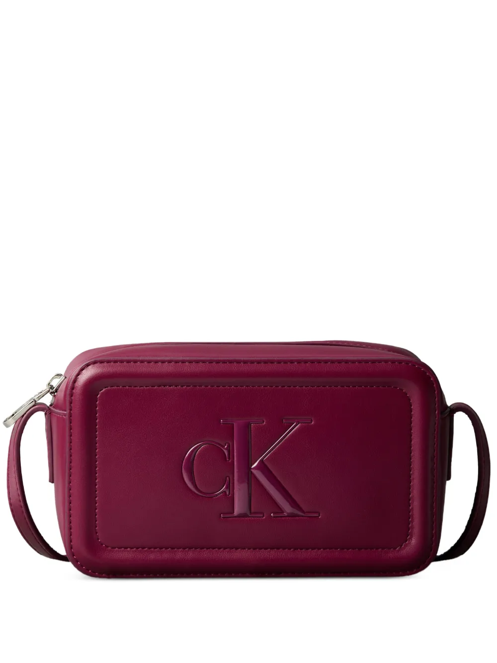 Calvin Klein embossed shoulder bag - Rosa