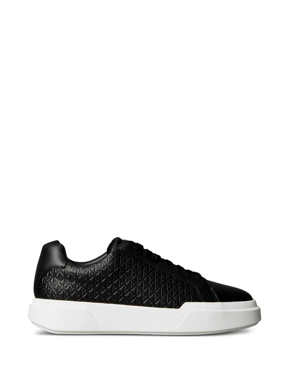 Calvin Klein embossed sneakers - Schwarz