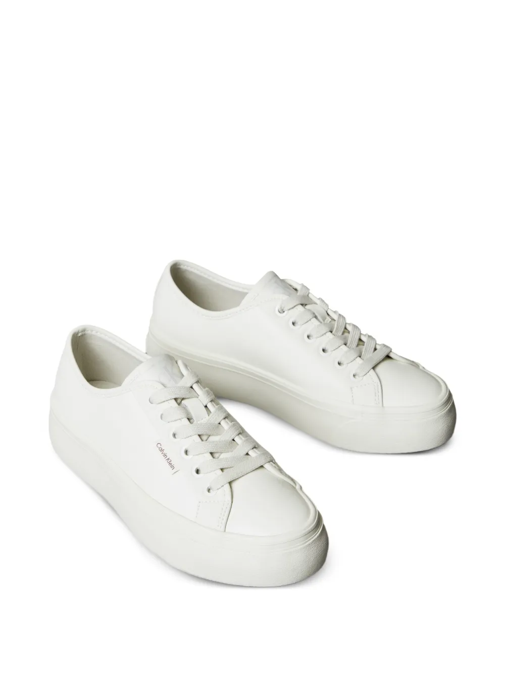 Calvin Klein Sneakers met plateauzool Wit