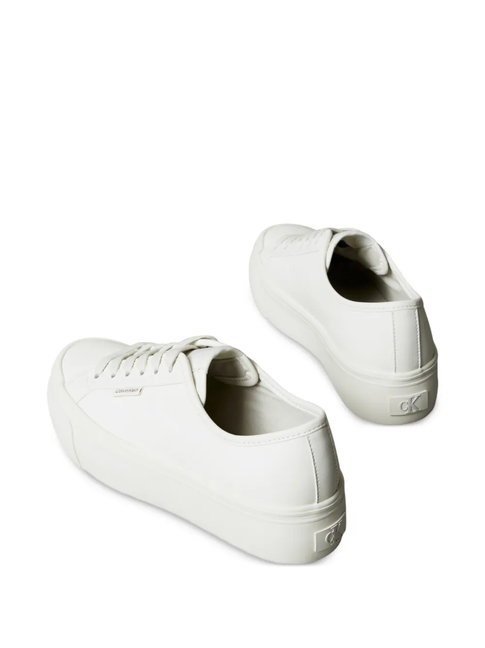 Calvin Klein Sneakers met plateauzool Wit
