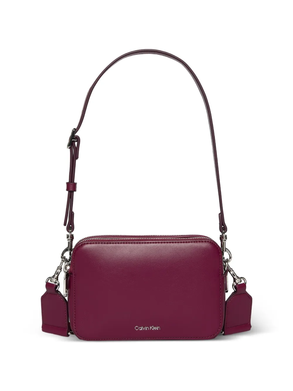 Calvin Klein zip shoulder bag - Rosa