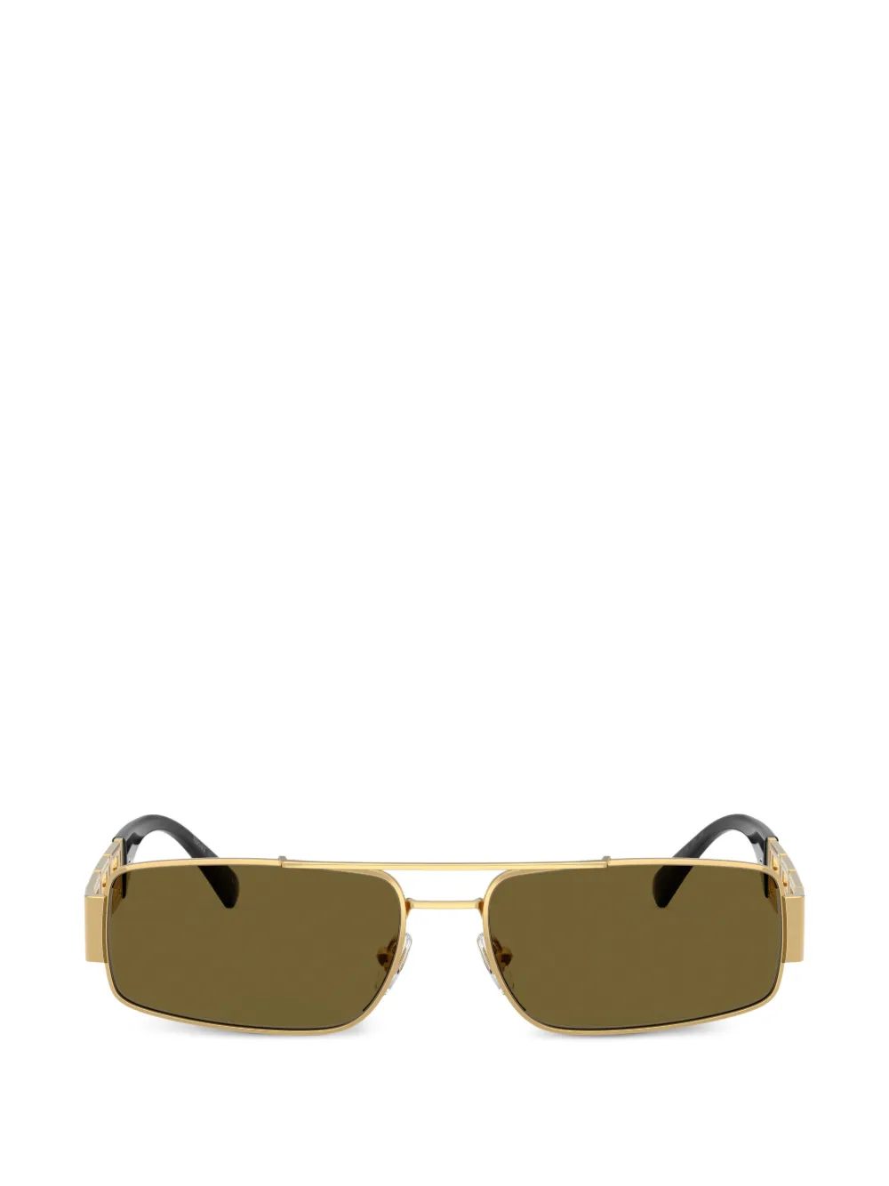 Versace Eyewear geometric-frame sunglasses - Oro