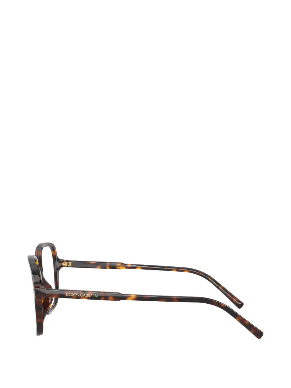 Dolce & Gabbana Eyewear Bril met vierkant montuur Bruin