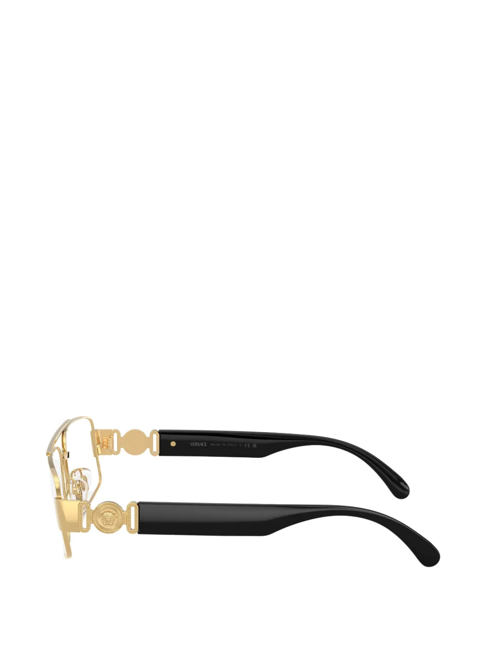 Versace Eyewear Gafas Con Montura Rectangular - Dorado 