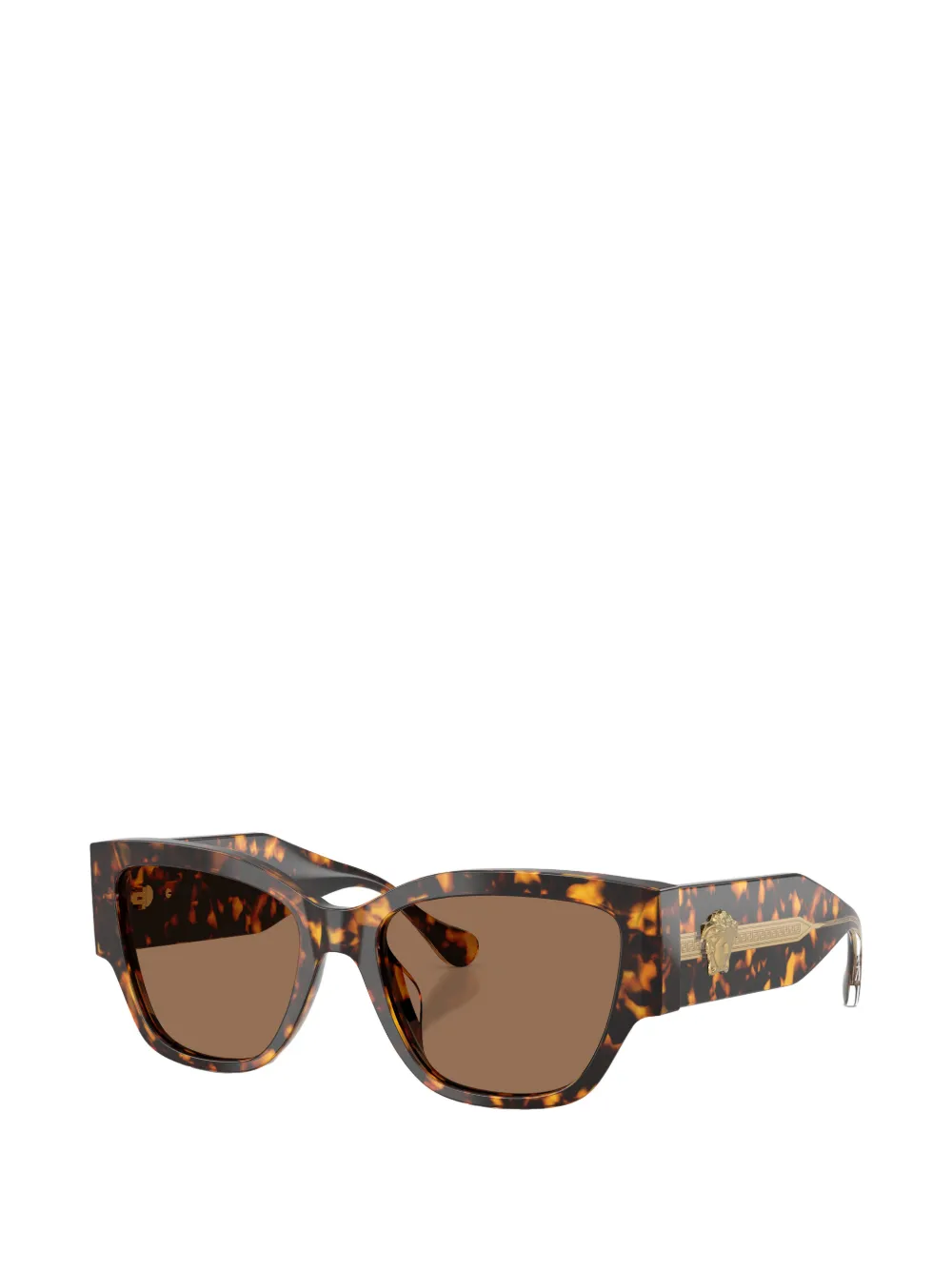 Versace Eyewear Medusa zonnebril met detail Bruin