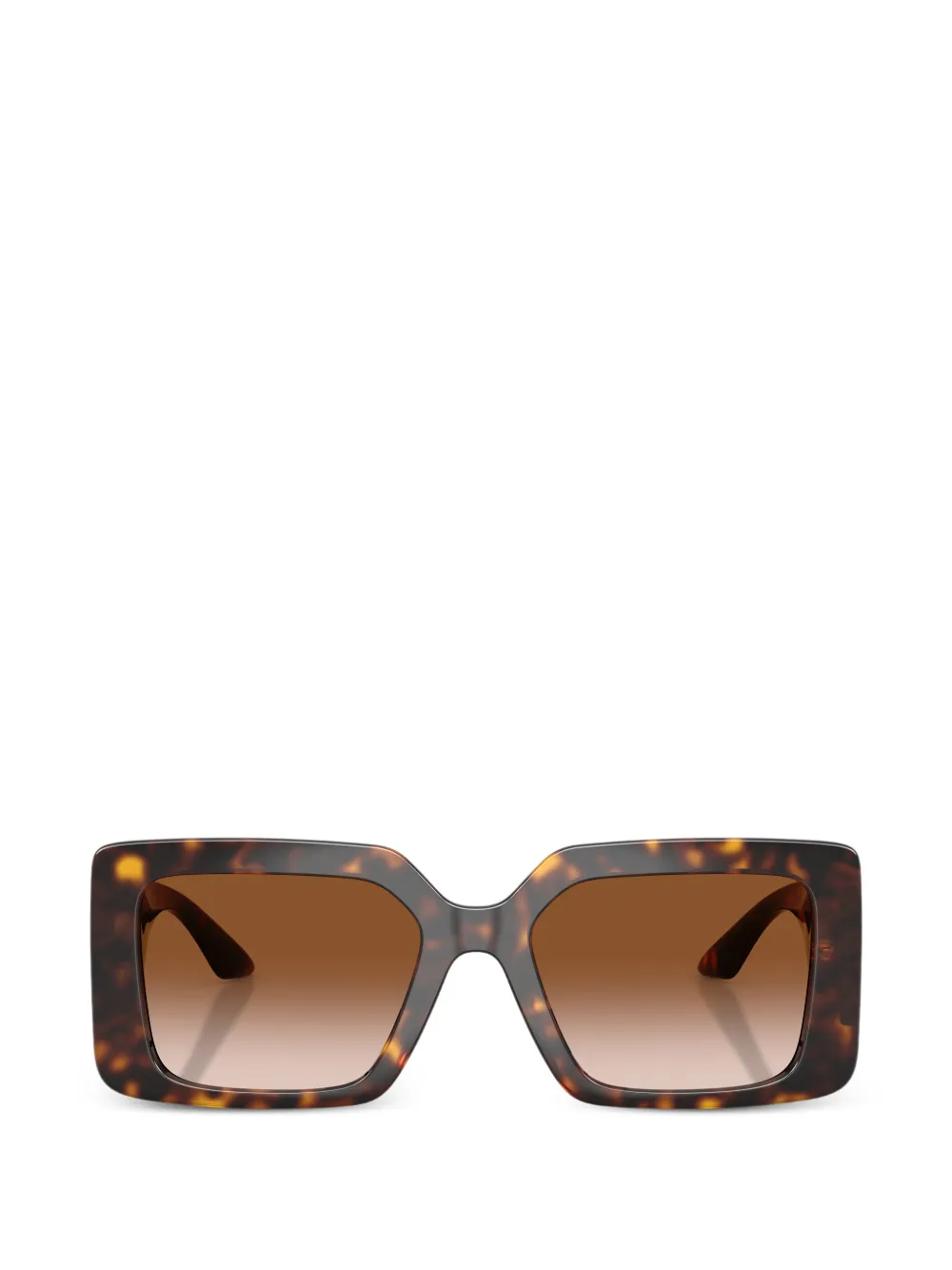 Versace Eyewear square-frame sunglasses - Marrone
