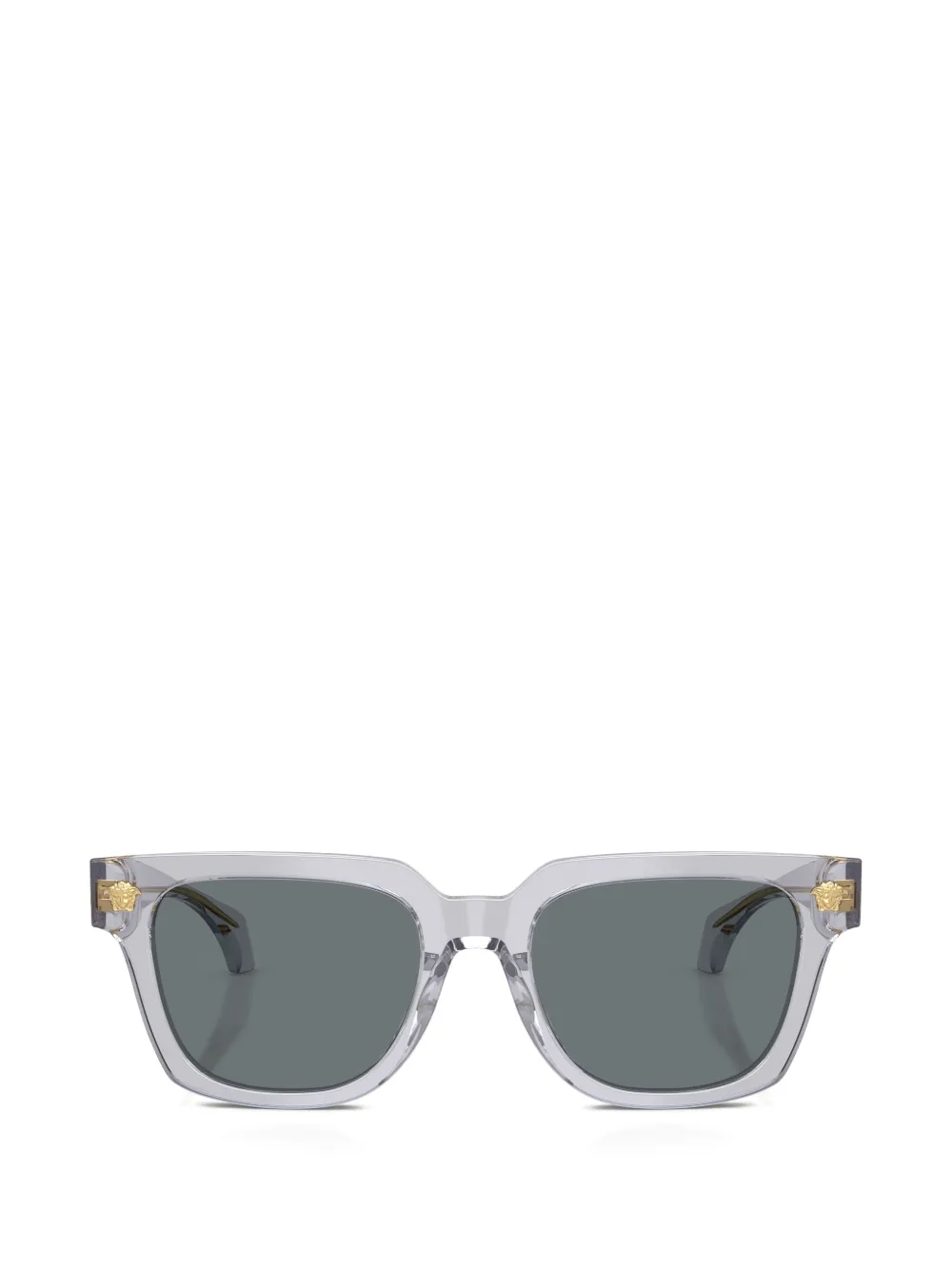 Versace Eyewear Medusa-detail square-frame sunglasses - Grigio