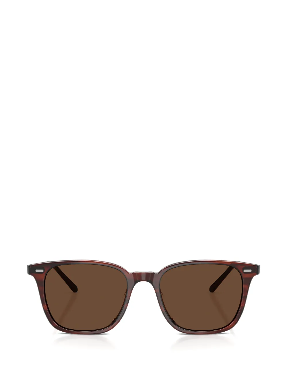 Oliver Peoples square frame sunglasses - Marrone