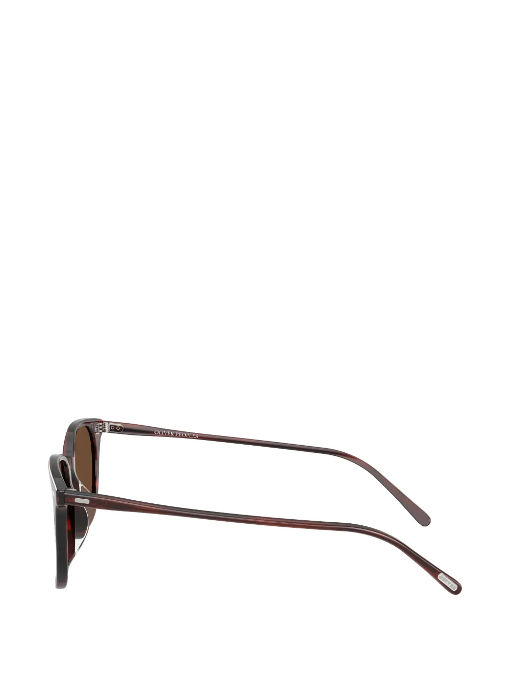 Oliver Peoples Zonnebril met vierkant montuur Bruin