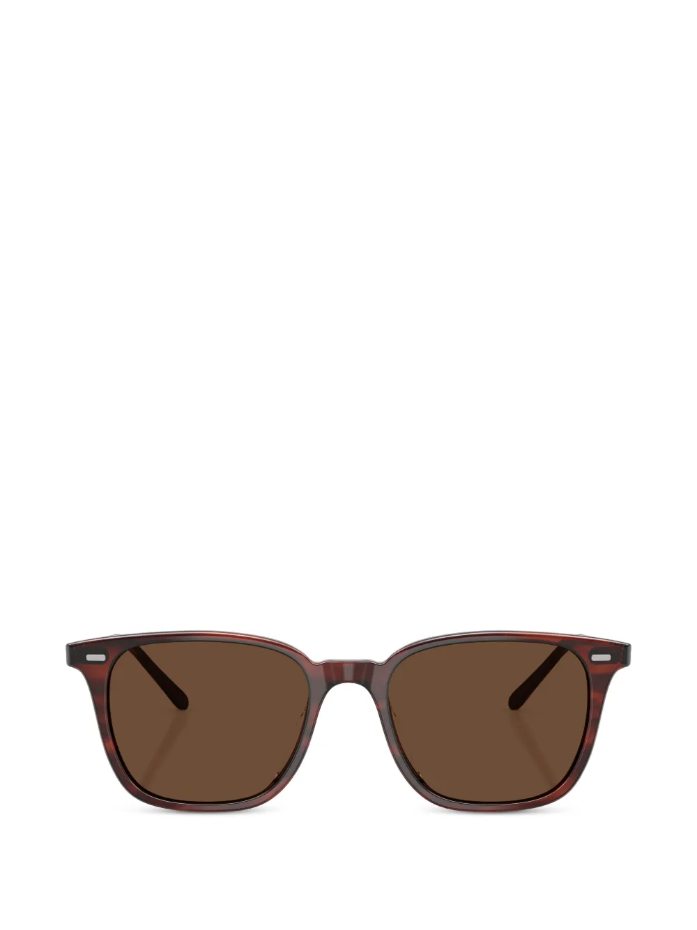 Oliver Peoples square frame sunglasses - Marrone