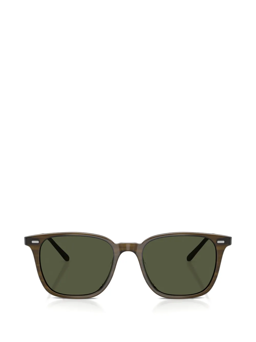 Oliver Peoples square frame sunglasses - Marrone