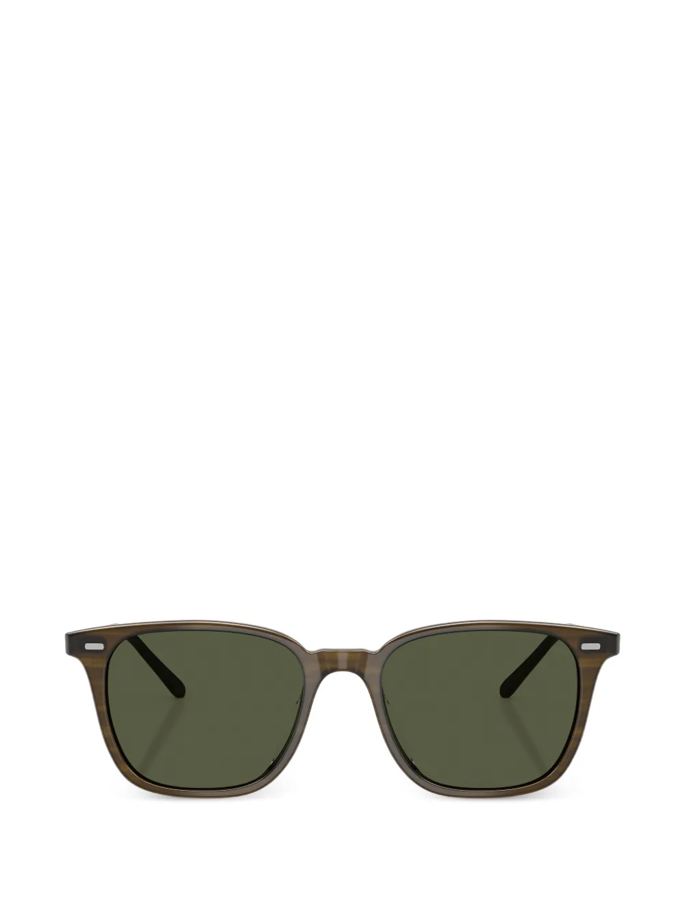 Oliver Peoples square frame sunglasses - Marrone