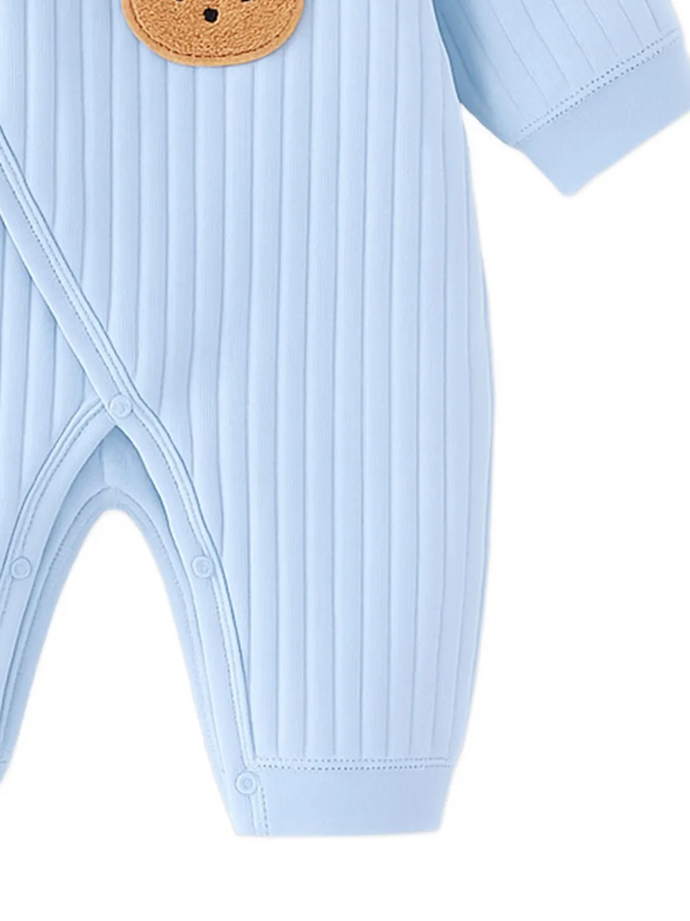  Cozy Crew Club The Teddy Bear Romper - Blue 