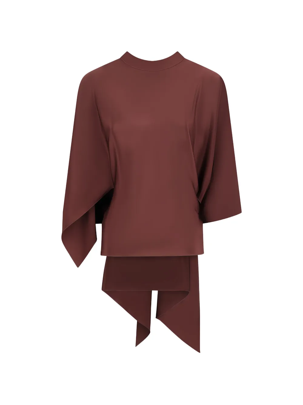 Stephan Janson cape tie coat - Braun