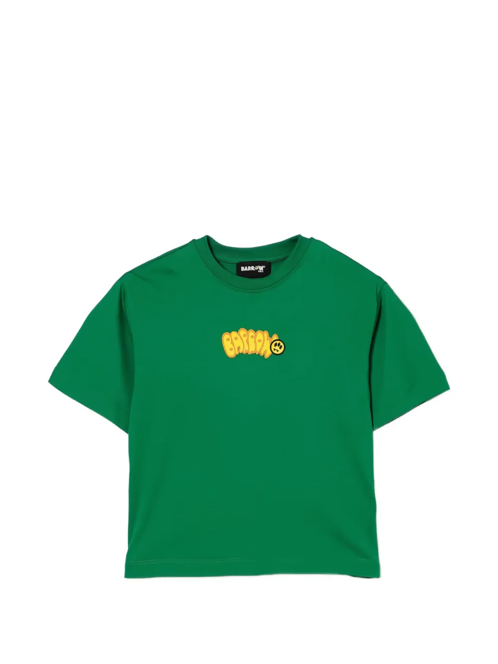 Barrow kids logo-print T-shirt - Verde