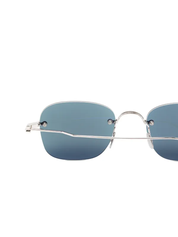 Thom Browne Eyewear リムレス スクエア サングラス | シルバートーン