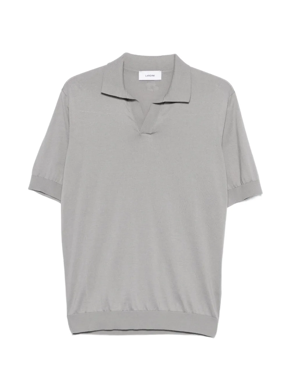 Lardini V-neck short-sleeve T-shirt - Grigio
