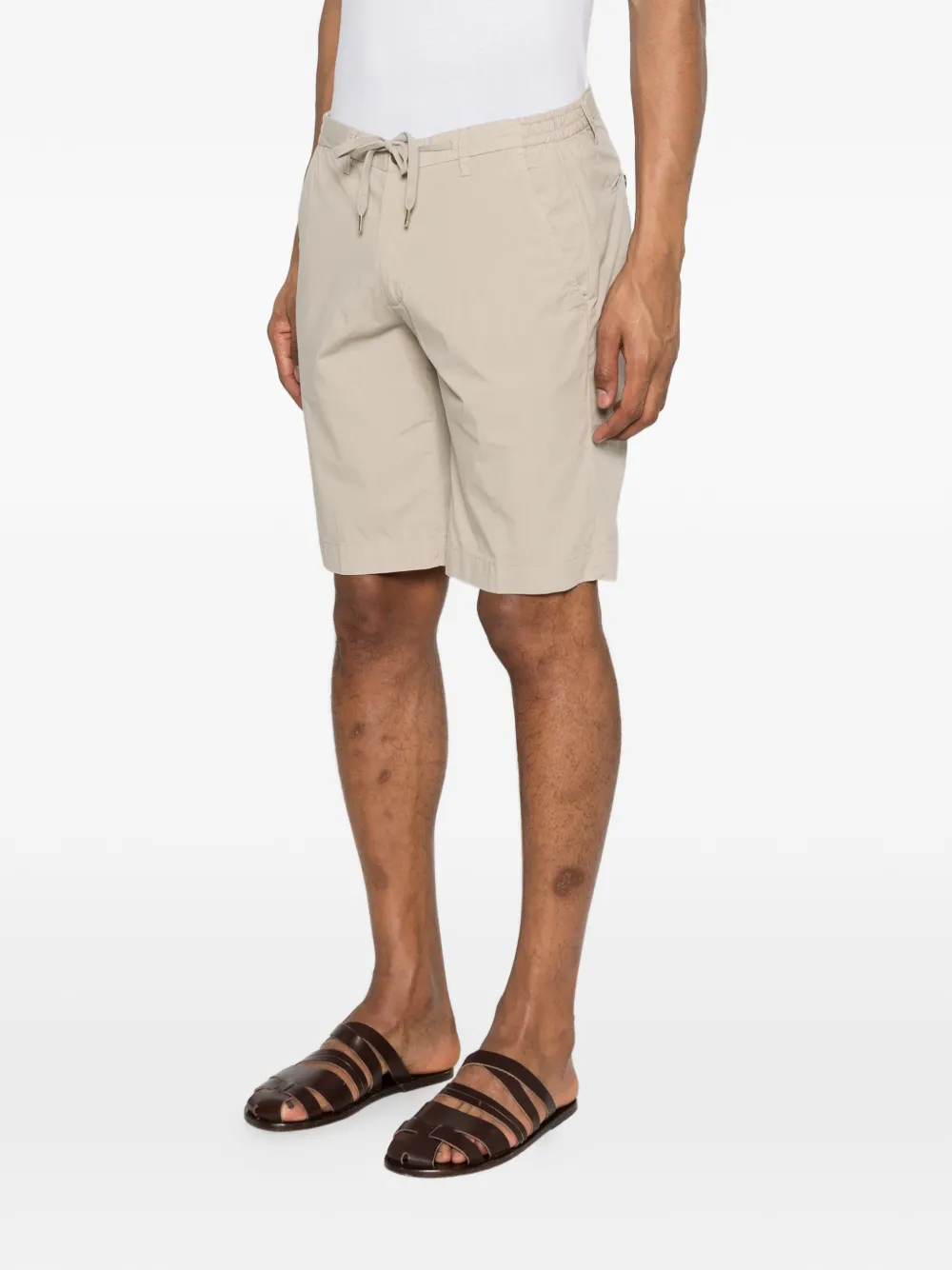  Briglia 1949 Drawstring Tailored Shorts - Neutrals 