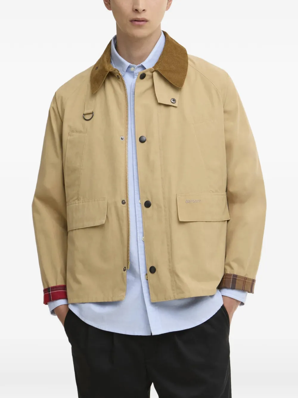 Barbour Solar Spey コーデュロイジャケット | ニュートラル | FARFETCH JP