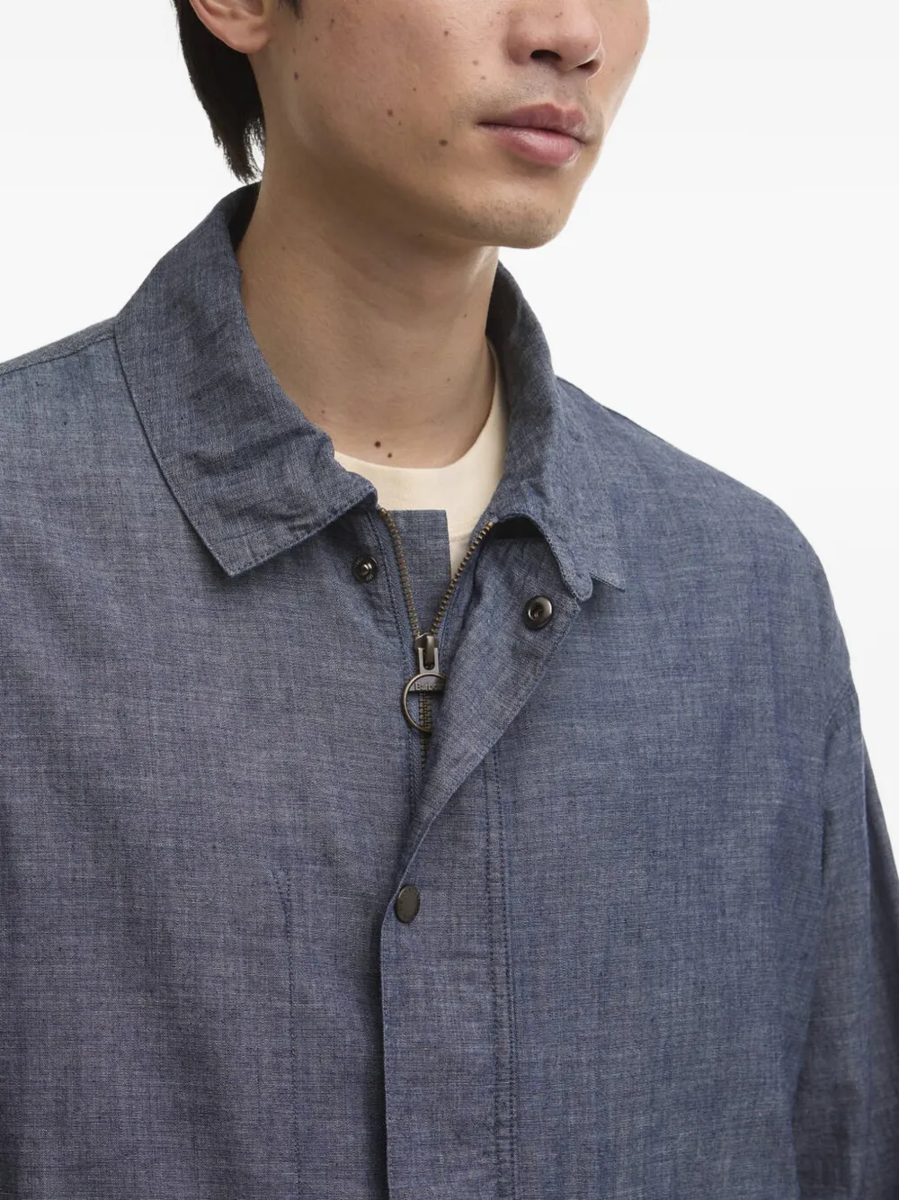 Barbour Modified Westoe katoenen jack met klepzak Blauw