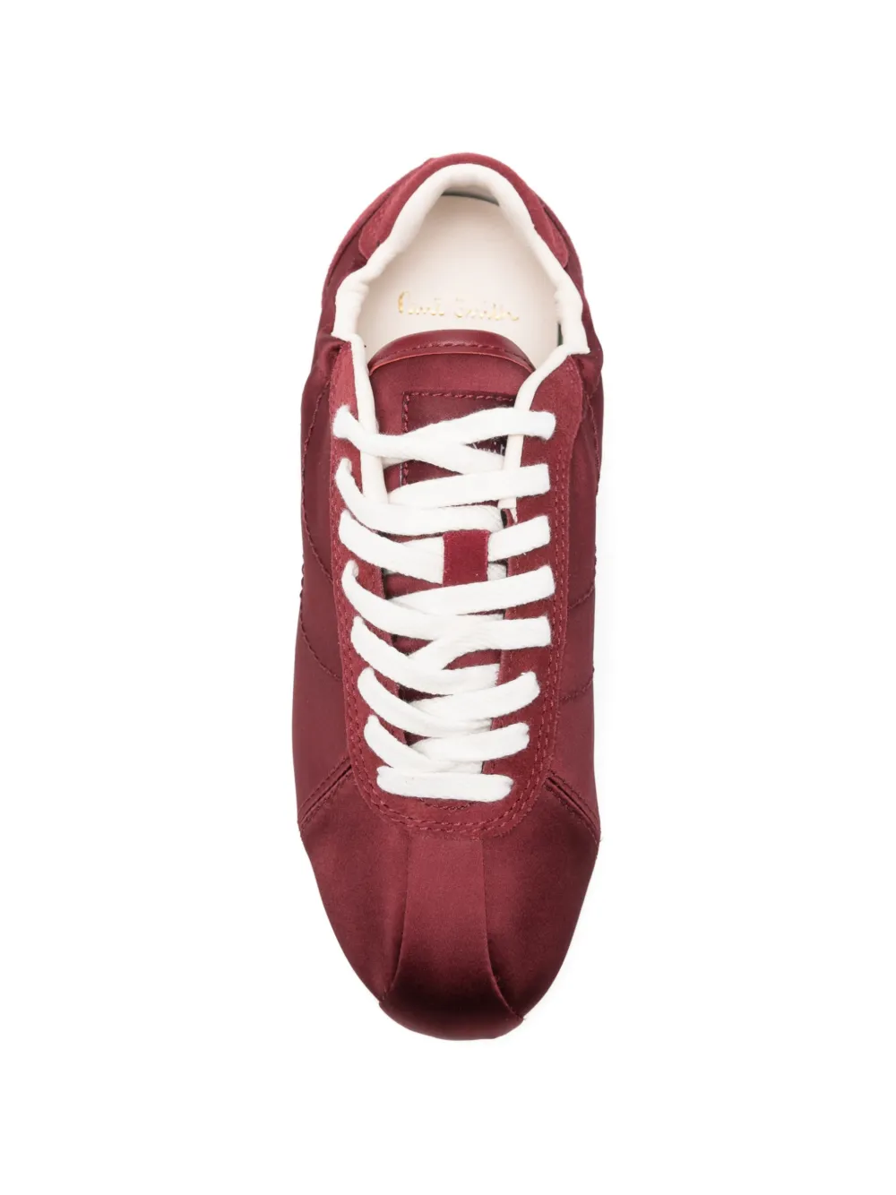 Paul Smith Sneakers met suède vlak Rood