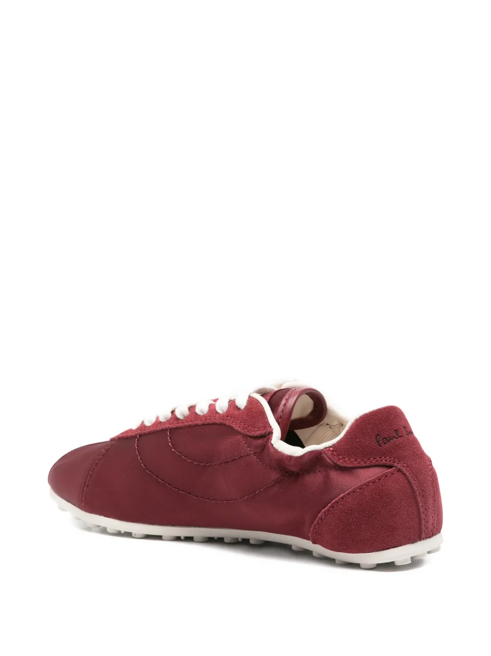 Paul Smith Sneakers met suède vlak Rood