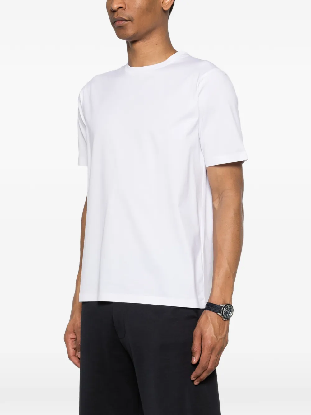 Herno T-shirt met ronde hals Wit