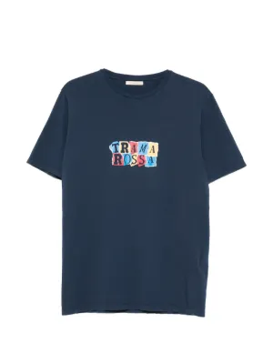 Alexander Wang logo-print T-shirt | Blue | FARFETCH