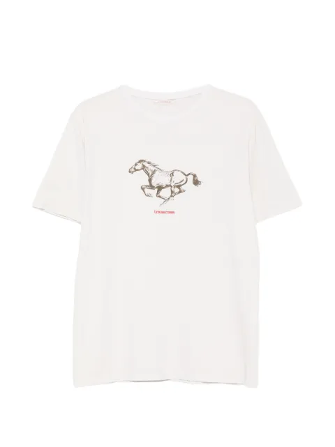 Sartoria Tramarossa T-shirt med hestetryk