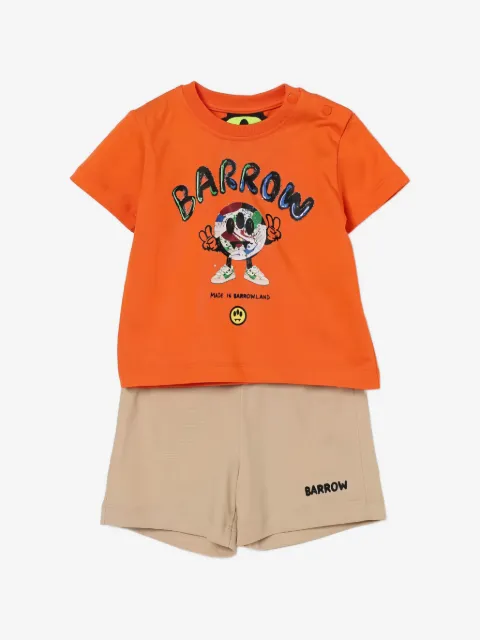 Barrow kids ensemble haut-short à imprimé graphique