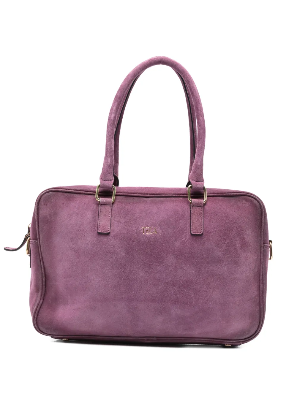 Tela logo-detail tote bag - Viola